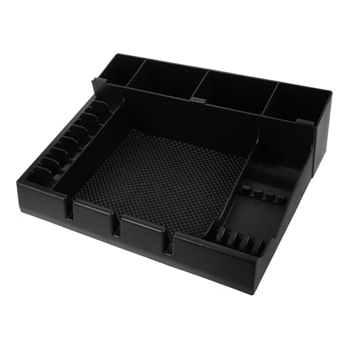 VALICLUD Clipper Aufbewahrungsbox Clipper-schutzablage-organizer Klein Friseur Tragbar Schermaschinen Hält Halter Für Haarschneidemaschine Clips Wächter Clippers-halter Werkzeug Schwarz Abs von VALICLUD