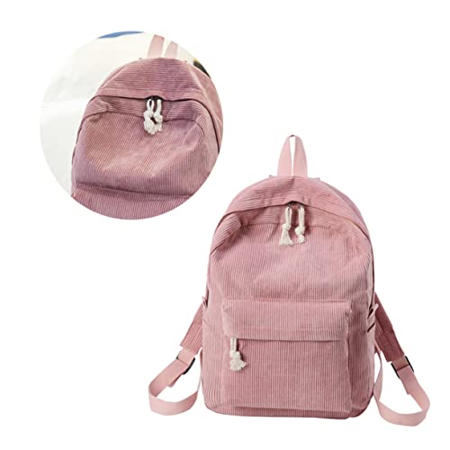 VALICLUD Cord-Rucksack Für Damen Multifunktionstasche Mit Diebstahlschutz Modischer Rucksack Für Mädchen Und Studenten Hoher Kapazität Großer Stauraum von VALICLUD