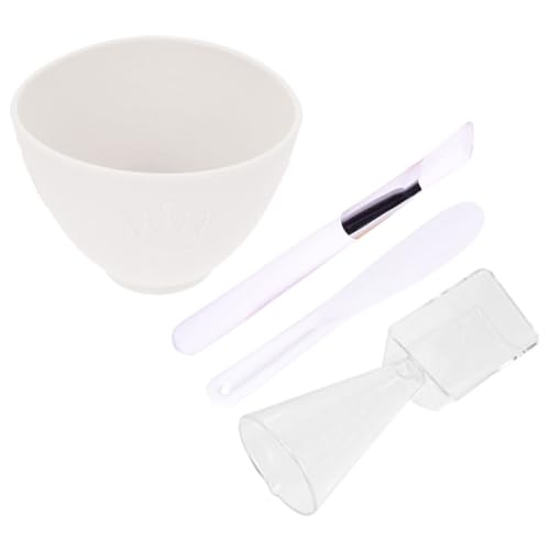 VALICLUD DIY Teilig Silikon Rührschüssel Stab Pinsel Löffel Spa Werkzeug für Professionelle Maskenmischung und Hautpflege Anwendungen von VALICLUD