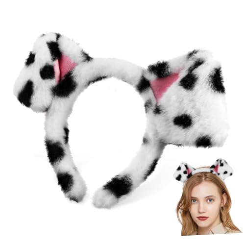 VALICLUD Dalmatian Haarband Mit Flauschigen Ohren Tier Cosplay Stirnband Für Kostümpartys Und Festivals Niedliches Hundeaccessoire Für Für Make-up Und Spaß VALICLUD Dalmatian Haarband Mit Flauschigen Ohren Tier Cosplay Stirnband Für Kostümpartys Und Festivals Niedliches Hundeaccessoire Für Für Make-up Und Spaß von VALICLUD