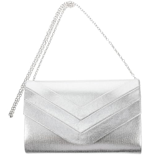 VALICLUD Damen Abendtasche Für Mädchen Weiße Geldbörse Mini Clutch Mode Geldbörse Tragbar Tasche Mädchen Geldbörsen Partytasche Bankett Clutch Handtasche Mode Abendtasche von VALICLUD