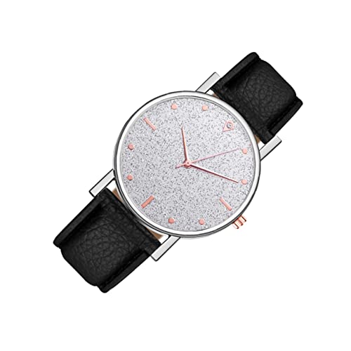 VALICLUD Damenuhr Damenarmbanduhr Verstellbare Gürteluhr Modeuhr Freizeitarmbanduhr Kunstleder Gürtel Uhr Stilvolle Uhr Langlebig Freizeit Mit Hochwertigem Legierung Und Kunstleder Glas KRA von VALICLUD