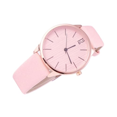 VALICLUD Quarzuhr Für Damen Aus Strapazierfähigem Pu Armbanduhr Im Schlichten Stil Hübsche Studentenuhr Für Freizeit Schule Partys Und von VALICLUD