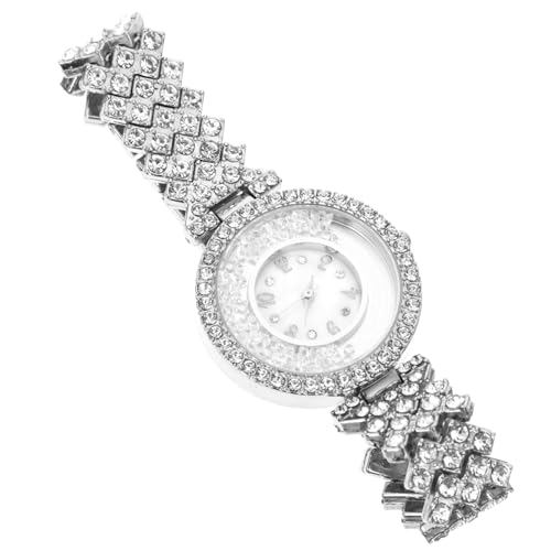 VALICLUD Damenarmbanduhr Mit Strasssteinen Kleideruhr Mit Legierungsarmband Stilvolle Uhr Für Damen Mit Diamantbesatz VALICLUD Damenarmbanduhr Mit Strasssteinen Kleideruhr Mit Legierungsarmband Stilvolle Uhr Für Damen Mit Diamantbesatz von VALICLUD