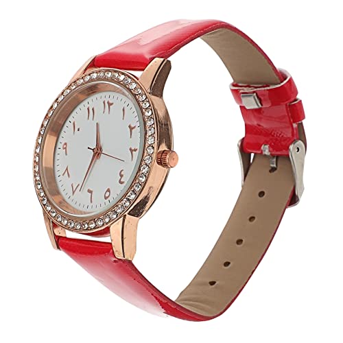 VALICLUD Armbanduhr Für Damen Pu Band Uhr Elegantes Design Bling Armbanduhr Handgelenk Uhr Damen Tages Gebrauch von VALICLUD