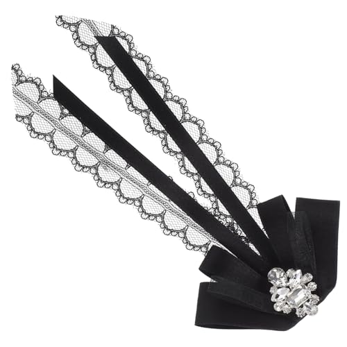 VALICLUD Damen Bow Brooch Mit Strass Eleganter Anstecker Für Kleidung Hüte Kleider Und Anzüge Accessoire Für Besondere Anlässe Wie Weihnachten Und Geburtstage von VALICLUD