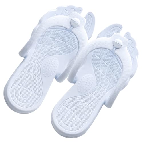 VALICLUD Damen Flache Badesandalen Rutschfest Leicht Sommer Slipper Atmungsaktiv Bequem Für Strand Pool Reise von VALICLUD