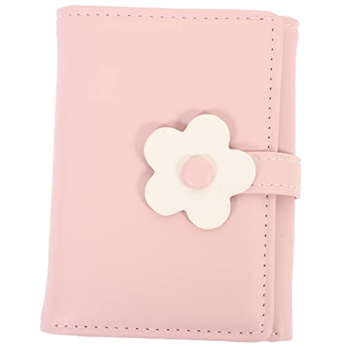 VALICLUD Damen Geldbörse Aus Pu-Leder Kleine Dreifach Gefaltete Geldbörse Mit Blumen- RFID-sicher Leicht Und Langlebig Für Alltag Und Besondere Anlässe von VALICLUD