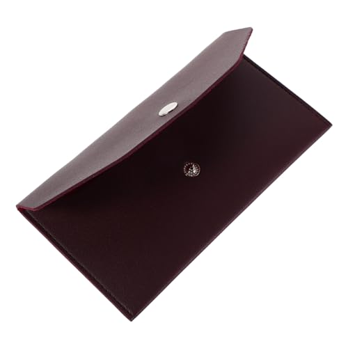 VALICLUD Damen Geldbörse aus Langlebigem Kunstleder mit Schlankem Design Multifunktionale Fächer für Karten Münzen und Bargeld Wiederverwendbare Geldumschlag Geldbörse mit Sicherem von VALICLUD