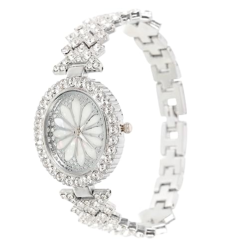 VALICLUD Damen Glitzer Armbanduhr Freizeit Uhr Für Frauen Schimmernde Handgelenkuhr Im Silberdesign Perfektes Für Damen Stilvolle Armbanduhr VALICLUD Damen Glitzer Armbanduhr Freizeit Uhr Für Frauen Schimmernde Handgelenkuhr Im Silberdesign Perfektes Für Damen Stilvolle Armbanduhr von VALICLUD