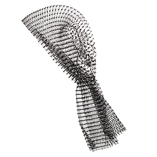 VALICLUD Damen Haarbandana Aus Netzstoff Elastisches Kopftuch Mit Funkelndem Design Accessoire Für Besondere Anlässe Für Frauen Und Teenager von VALICLUD