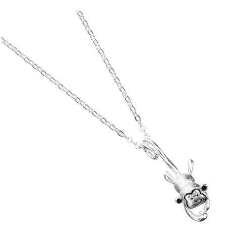 VALICLUD Damen Halskette mit Affenanhänger Leichte Silberne Kette Hautfreundliches Design Modisches Schmuckstück für Frauen und Mädchen für Geburtstag und Weihnachten von VALICLUD