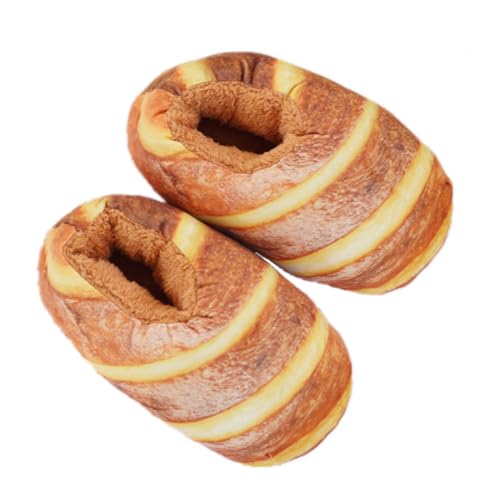 VALICLUD Damen Hausschuhe Winter Baumwoll Sandalen Angenehm Wärmend Anti rutsch Indoor Pantoffeln mit Absatzumschlag Komfortable Slipper für Zuhause von VALICLUD