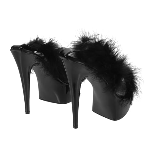 VALICLUD Damen High Heel Sandaletten Hohe Absätze Klassisches Design Atmungsaktiv Komfortabel Elegant für Sommer Alltag und Shopping von VALICLUD