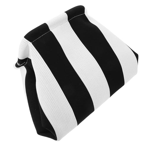 VALICLUD Damen Kosmetiktasche Gestreift Handtasche Klein Leicht Tragbar Schminktasche für Reisen und Alltag Vielseitig Nutzbar Modisch mit Großem Fassungsvermögen von VALICLUD