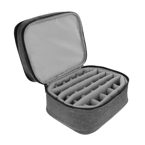 VALICLUD Kosmetiktasche Tragbar Für Ätherische Öle Make up Aufbewahrungstasche Mit Organizer Und Ausreichend Platz Für Kosmetikaccessoires Und Nagelkunstprodukte von VALICLUD