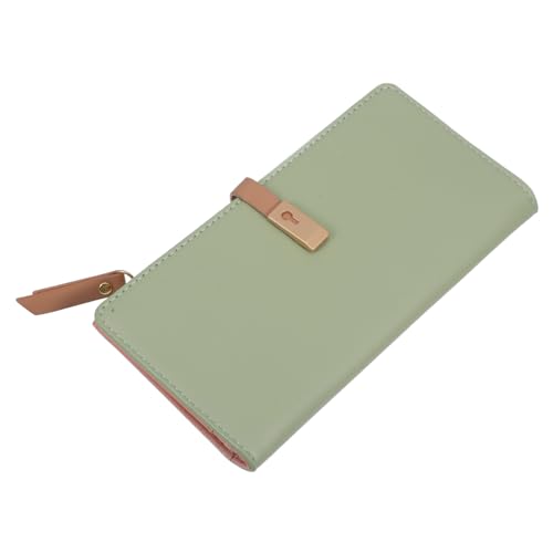 VALICLUD Damen Langer Pu Leder Geldbeutel Clutch Mit Großer Kapazität Reißverschluss RFID-Schutz Für Kreditkarten Bargeld Und Münzen Leicht Und Praktisch von VALICLUD