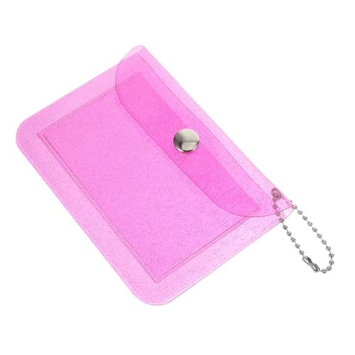 VALICLUD Damen Münzgeldbörse Mit Druckknopfverschluss Transparente Geldbörse Für Schlüssel Münzen Karten Und Lippenstift Leicht Und Tragbar Für Alltag Und Reisen von VALICLUD