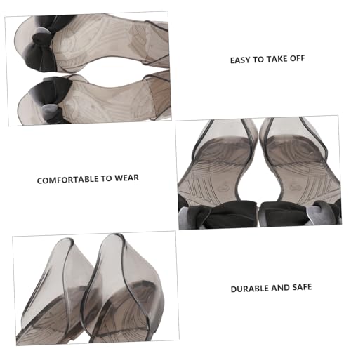 VALICLUD Damen Sandalen Fischmaul design Flach Rutschfest Sommerschuhe Atmungsaktiv Vintage Strandmode Schwarz Geeignet für Erwachsene und Schwangere von VALICLUD