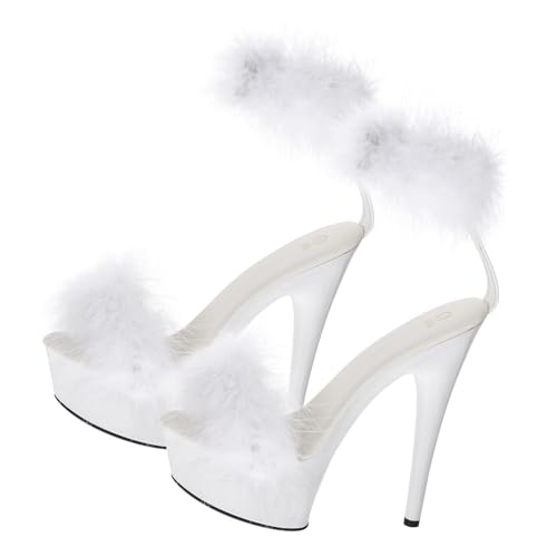 VALICLUD Damen Sandalen mit Hohem Absatz Rutschfeste Sohle Modisch und Langlebig Geeignet für Alltag und Party Stilvoll Kombinierbar mit Kleid und Bluse von VALICLUD