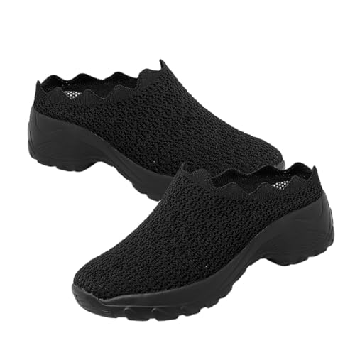 VALICLUD Damen Schuhe mit Dicker Sohle Atmungsaktive Leichte Freizeit Sneaker rutschfest und Angenehm Modisch für Frühling und Alltag für Frauen von VALICLUD