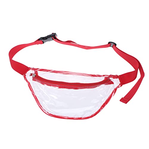 VALICLUD Elastische Hüfttasche Für Damen Und Herren Modische Bauchtasche Robuste Strandtasche Aus PVC Verstellbare Träger von VALICLUD