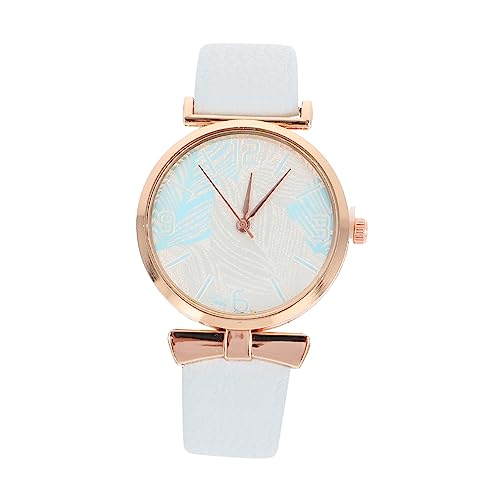VALICLUD Damen Armbanduhr Lederarmband Casual Uhr Für Damen Leichte Armbanduhr Damenuhr Handuhr Tragbar Für Alltag Und Formelle Anlässe von VALICLUD