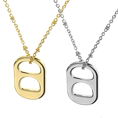 VALICLUD Dekorative Damen Halskette Aus Zugring Exquisite Kettenhalskette Und Perfekte ädchenaccessoires Geschenkidee Für Schwestern Und Freundinnen von VALICLUD