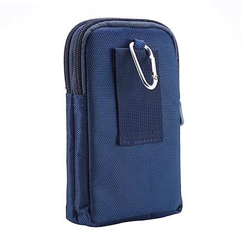 VALICLUD Denim-Tasche Gürtel Für Damen Herren Gürteltasche Telefonholster Telefonbehälter Bauchtasche Reise-gürteltasche Kleine Handytasche Hüfttasche Nylon Outdoor-Tasche S10 Doppelschicht von VALICLUD