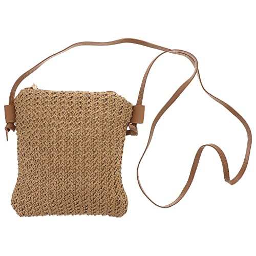 VALICLUD Strohtasche Sommer Strand Schulter Strohtasche Für Frauen Strandtasche Stroh Damenstrohhandtasche - Mini Wallet Strohsack Europäische Mode Stroh Pe VALICLUD Strohtasche Sommer Strand Schulter Strohtasche Für Frauen Strandtasche Stroh Damenstrohhandtasche - Mini Wallet Strohsack Europäische Mode Stroh Pe von VALICLUD