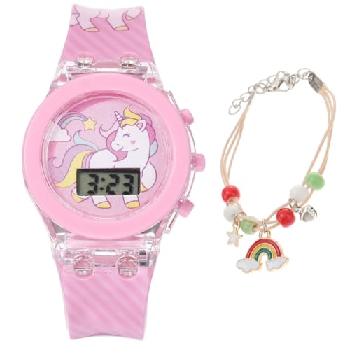 VALICLUD Digitale Kinderuhr Aus Silikon Verschleißfest Und Tragbar Mit Klarer Ziffernanzeige Und Verstellbarem Armband Für Kleine Junge Mädchen Elektrische Armbanduhr Als Tolles von VALICLUD