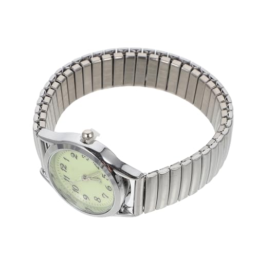 VALICLUD Digitaluhr Mit Elastischem Band Für Senioren Klassische Armbanduhr Mit Arabischen Ziffern Tragbare Freizeituhrglühen Für Ältere Menschen von VALICLUD