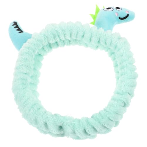 VALICLUD Damen-stirnband Aus Weichem Material Dinosaurier-muster Cartoon-haarband Für Make-up Und Gesichtswäsche Einfach Zu Tragen Und Langlebig von VALICLUD