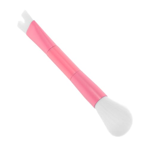 VALICLUD Doppelkopf Nasenkonturpinsel Abgewinkelter Make Up Pinsel Rosa für Flüssige Foundation Concealer und Puder Kosmetikpinsel Satz für Frauen Vielseitiges Make Up Tool von VALICLUD