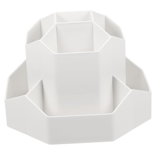 VALICLUD Drehbarer Kosmetikpinselhalter Lotion Und Parfüm-organizer Make-up-pinsel-organizer Stifte-organizer Fürs Büro Drehbarer Pinsel-organizer Schreibtisch-organizer Mit Fächern von VALICLUD