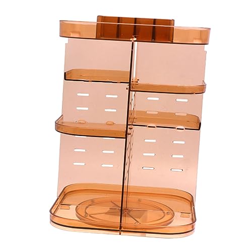 VALICLUD Drehbarer Make-up-halter Mit Großer Kapazität Kosmetik-organizer Aus Aufbewahrungsregal Für Kosmetik Vielfältige Fächer Für Nagelknipser Und Nagellack von VALICLUD