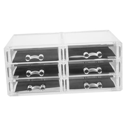 VALICLUD Durchsichtige Acrylschubladen Make-up-Organizer Für Arbeitsplatte Aufbewahrungsbox Für Kosmetika Und Utensilien Passt Badezimmerablage Und Schminktisch Leicht Zu Reinigen von VALICLUD