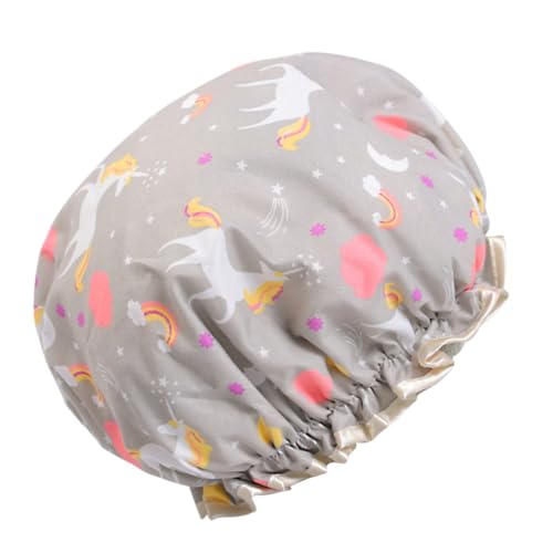 VALICLUD Duschhaube Damen Badehut Küchenhut Duschhut Badehut Grau VALICLUD Duschhaube Damen Badehut Küchenhut Duschhut Badehut Grau von VALICLUD