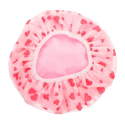 VALICLUD Shampoo Cap Für Damen Wiederverwendbare Doppellagige Duschhaube Weichem Handtuchstoff Für Und Schutz Beim Baden Oder Schlafen Für Lockiges Haar Geeignet VALICLUD Shampoo Cap Für Damen Wiederverwendbare Doppellagige Duschhaube Weichem Handtuchstoff Für Und Schutz Beim Baden Oder Schlafen Für Lockiges Haar Geeignet von VALICLUD
