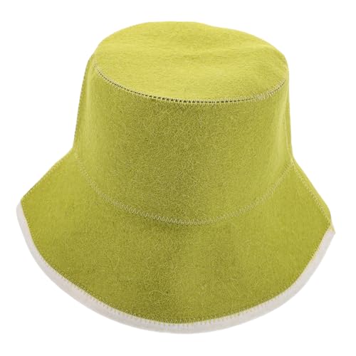 VALICLUD Saunahut Aus Wollfilz Verdickte Und Saugfähige Badekappe Für Heiße Dampfsauna-schwitzbäder Geeignet Für Männer Und Frauen Schnell Trocknend von VALICLUD