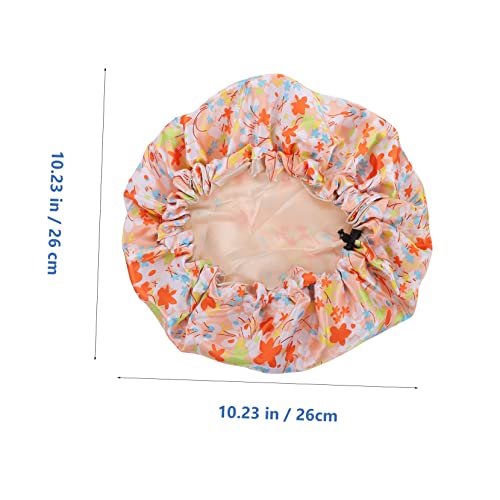 VALICLUD Duschhut Schlafhut Junge Mädchen-duschhut Junge Mädchen-schlafhut Verstellbar Doppellagig Haarschutz Wickel Aus Hochwertigem Material Sicher Langlebig Reißfest Verrutschen Nass Wer von VALICLUD