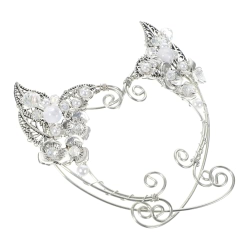 VALICLUD Ear Ohrmanschette Damen Perlen Schmuck Leicht Ohrringe Frei Ohrloch Elegant Für Party Alltag von VALICLUD