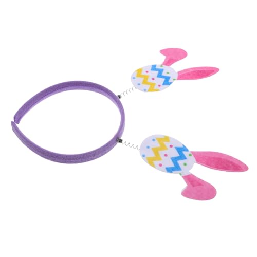 VALICLUD Hasenohren-stirnband Mit Eier-motiven Stoff-haarreifen Für Osterfeiern Cosplay-party-verkleidungen Junge Mädchen Und Erwachsene Kostüm-requisiten Für Festliche Anlässe von VALICLUD