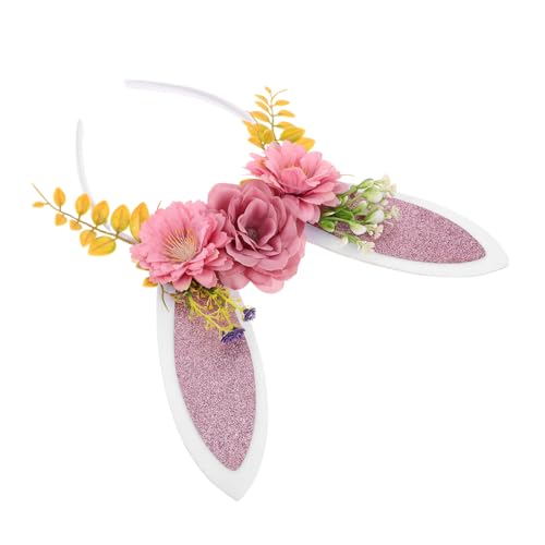 VALICLUD Stirnband Mit Hasenohren Für Damen Osterthema Haarband Gestaltetes Kopfbedeckung Festival-accessoire Für Karneval Und Partys Leicht Und Wiederverwendbar von VALICLUD
