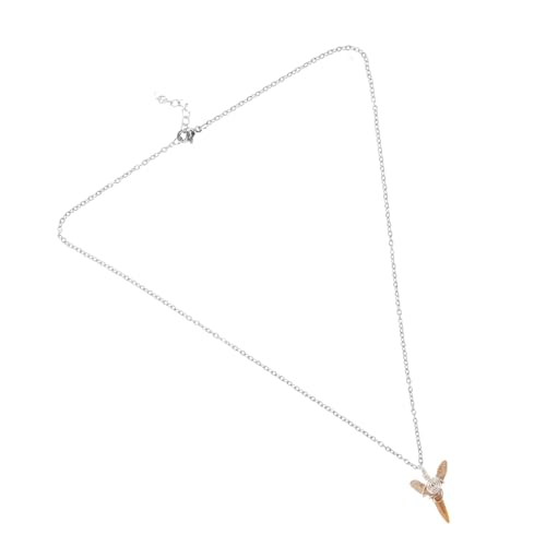 VALICLUD Echte Haifischzahn Halskette mit Silberner Kette Handgefertigter Vintage Anhänger Einzigartiger Surfer Schmuck für Männer Frauen und Teens Authentisches Tierknochen Design VALICLUD Echte Haifischzahn Halskette mit Silberner Kette Handgefertigter Vintage Anhänger Einzigartiger Surfer Schmuck für Männer Frauen und Teens Authentisches Tierknochen Design von VALICLUD