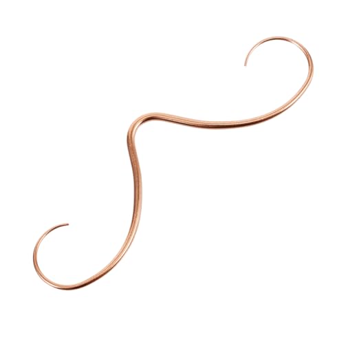 VALICLUD Edelstahl Nasenpiercing Septum Ring Schnurrbart Design Rosegold Körper Schmuck Komfortabel Tragbar Einfach Anzulegen Modisch Für Damen Und Herren von VALICLUD