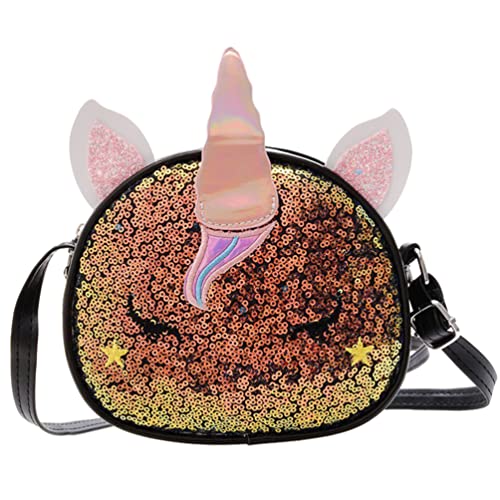 VALICLUD Einhorn Pailletten Umhängetasche Kleine Mädchen Geldbörsen Pailletten Einhorn Geldbörsen für Mädchen Kinder Geldbörse Einhörner Geschenke für von VALICLUD