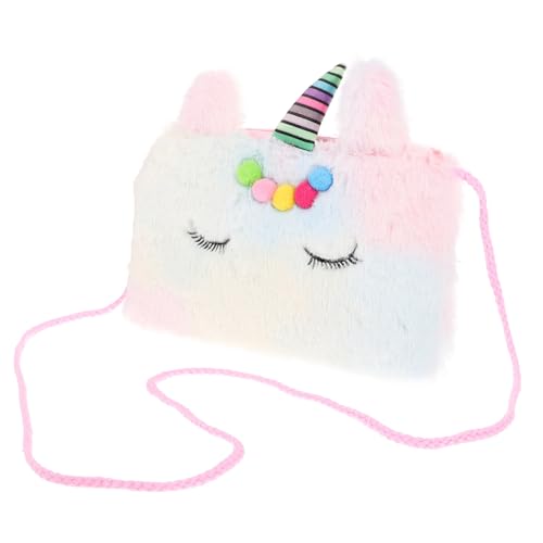 VALICLUD Design Plüsch Schultertasche Niedliche Umhängetasche Für Mädchen Tragbare Aufbewahrung Für Außenbereich Geldbörse Für Besondere Anlässe Und Alltag von VALICLUD