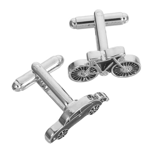 VALICLUD Einzigartige Manschettenknöpfe für Herren aus Langlebiger Legierung mit Tropftechnik Kreative Auto Fahrrad-motive Elegante Hemd-accessoires für Formelle und Freizeit Anlässe von VALICLUD