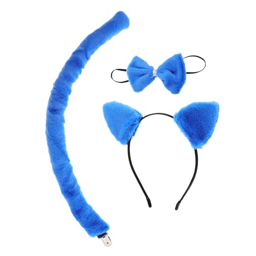 VALICLUD Einzigartiges Katzenohren-stirnband Mit Cosplay-set Für Erwachsene Und Damen Für Halloween-partys Und Events von VALICLUD